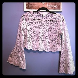 Lauren Conrad Lace Crop Top